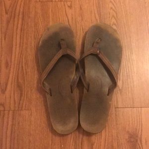 Rainbow Leather Sandals